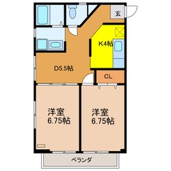 メゾンド・生井の物件間取画像